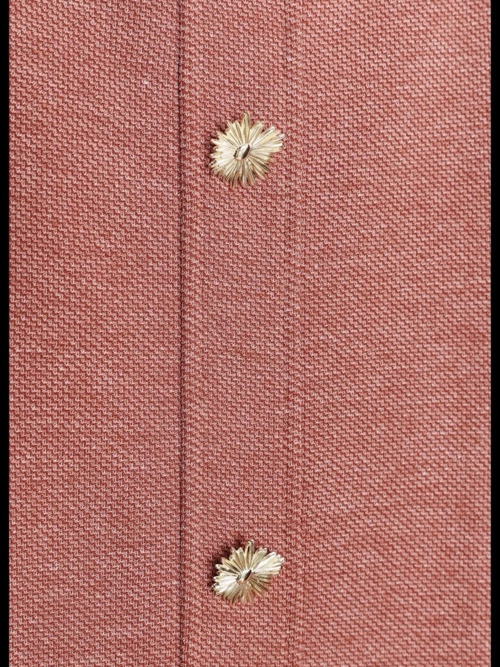 ZARA ❗️NWT PIQUE DRESS BUTTONED SIZE LARGE REF 3644/183 - Picture 3 of 5